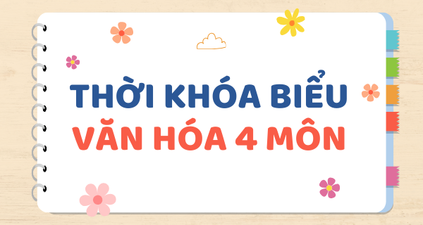 ThỜi KhÓa BiỂu